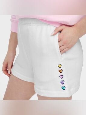 Roller Rabbit x Target Women's Disco Hearts Shorts White